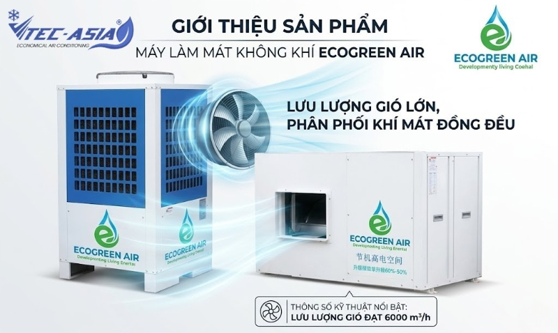 Ưu điểm nổi bật của điều hòa tiết kiệm điện treo trần nối ống gió ECO-10GF