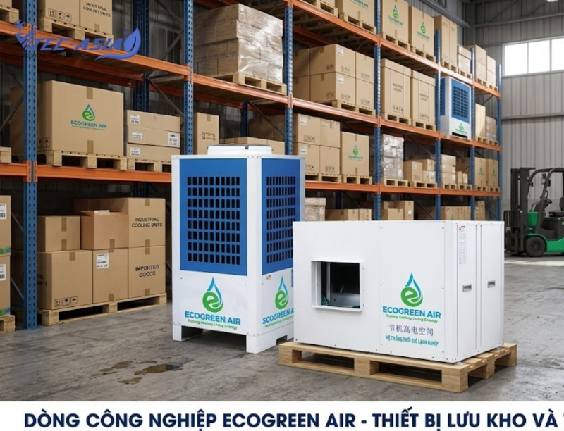 Điều hòa tiết kiệm điện treo trần nối ống gió ECO-10GF phù hợp không gian nào?