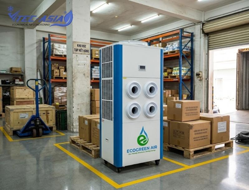 Điều hòa tiết kiệm điện di động ECO-31HP phù hợp không gian nào?
