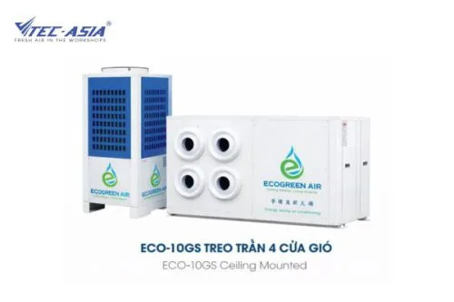 Máy điều hòa tiết kiệm điện treo trần 4 cửa gió ECO-10GS