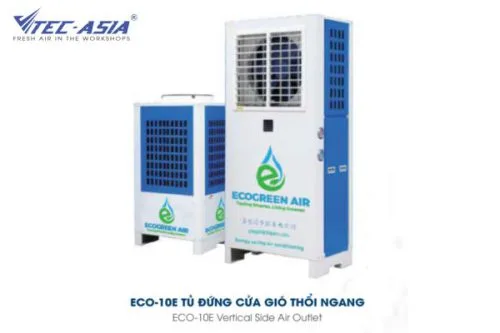 Máy điều hòa tủ đứng cửa gió thổi ngang ECO-10E