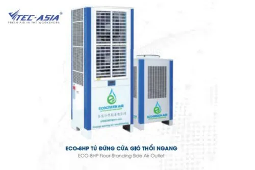 Máy điều hòa tủ đứng cửa gió thổi ngang ECO-8HP