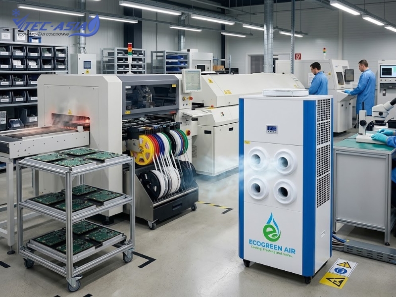 Điều hòa tiết kiệm bảo trì, hạn chế gián đoạn sản xuất