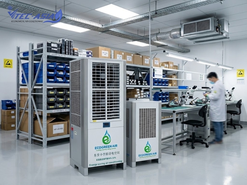 Nhiệt độ và độ ẩm ảnh hưởng trực tiếp đến chất lượng linh kiện