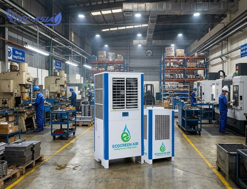 Máy điều hòa tủ đứng cửa gió thổi ngang ECO-10A