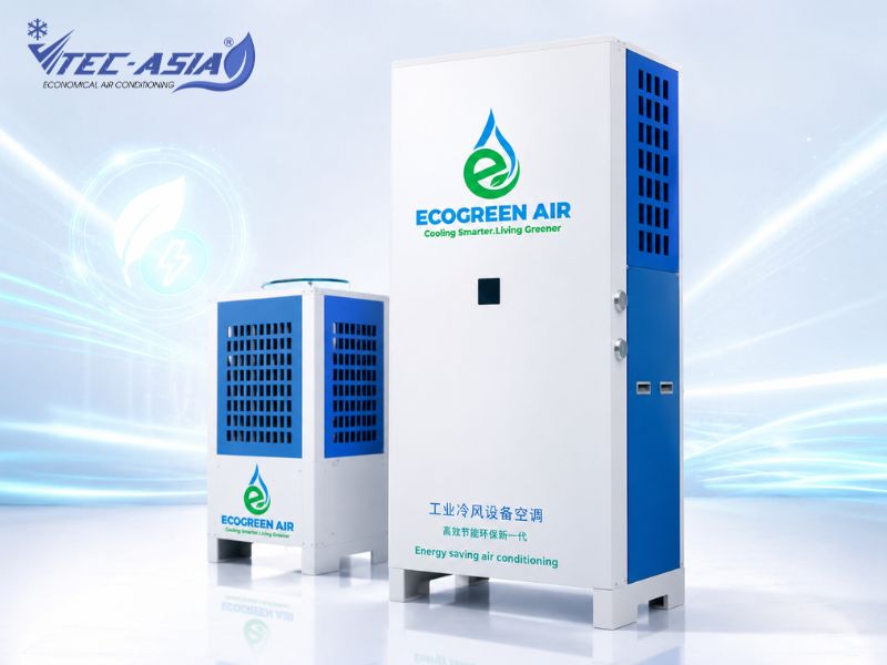 Máy lạnh công nghiệp cửa gió thổi lên ECO-10D