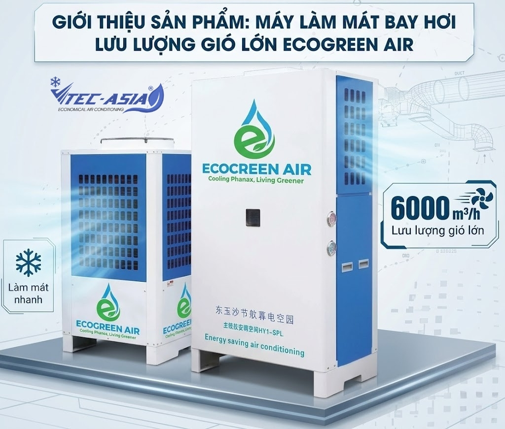 Ưu điểm nổi bật của máy lạnh ECO-10D trong nhà xưởng