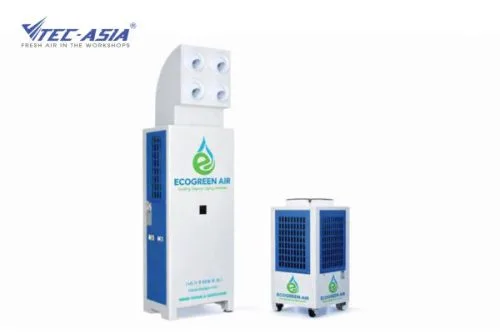 Máy lạnh công nghiệp cửa gió thổi lên ECO-10D 4 miệng gió