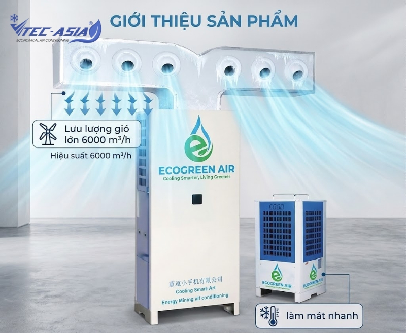 Ưu điểm nổi bật của máy lạnh ECO-10D (6 miệng gió)