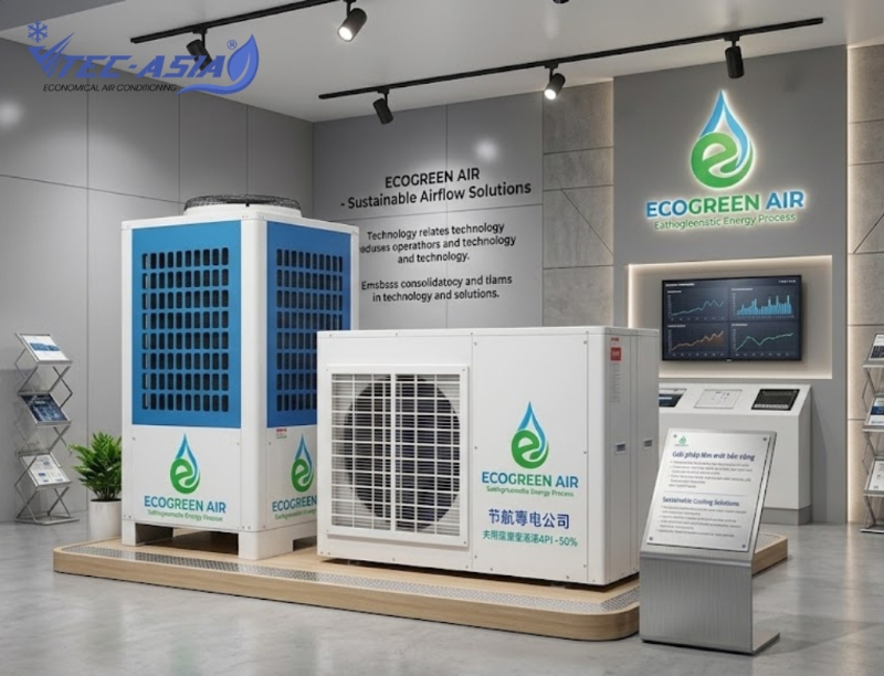 Máy lạnh công nghiệp tiết kiệm điện treo trần ECO-10GC phù hợp không gian nào?