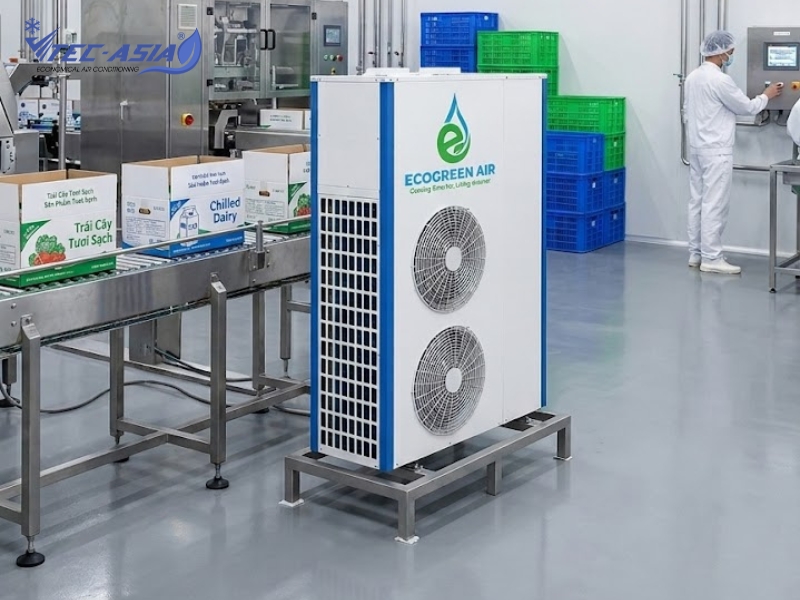 Đặc thù môi trường ngành thực phẩm và yêu cầu làm mát
