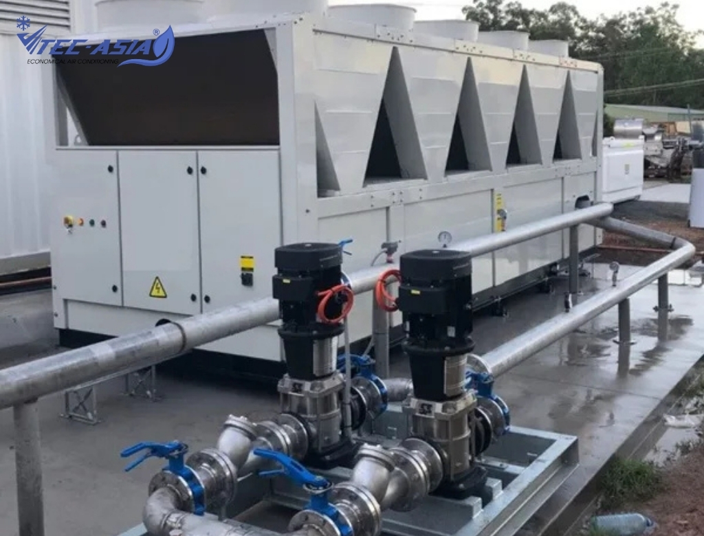 Ecogreen cung cấp những hạng mục nào trong dịch vụ điều hòa chiller giải nhiệt gió & nước?