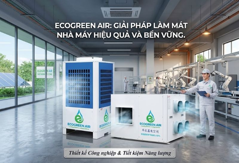 Ứng dụng của điều hòa treo trần 4 cửa gió Ecogreen