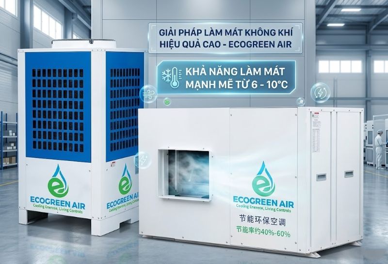 Điều hòa tiết kiệm điện treo trần 4 cửa gió Làm mát nhanh cho không gian lớn