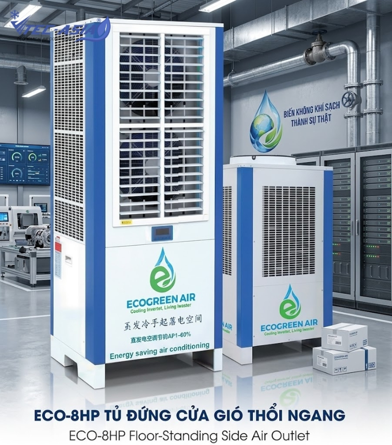 Quy trình tư vấn và lắp đặt máy điều hòa tiết kiệm điện đặt sàn tại Ecogreen