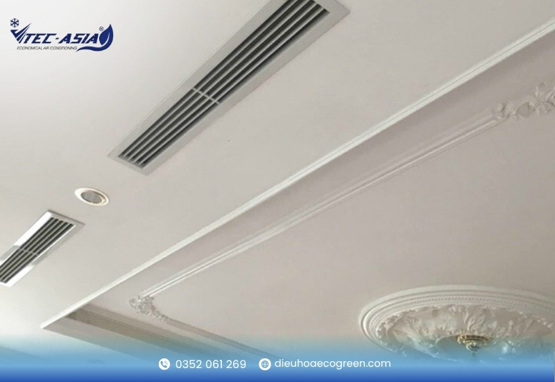 Hệ thống điều hòa âm trần 1 chiều