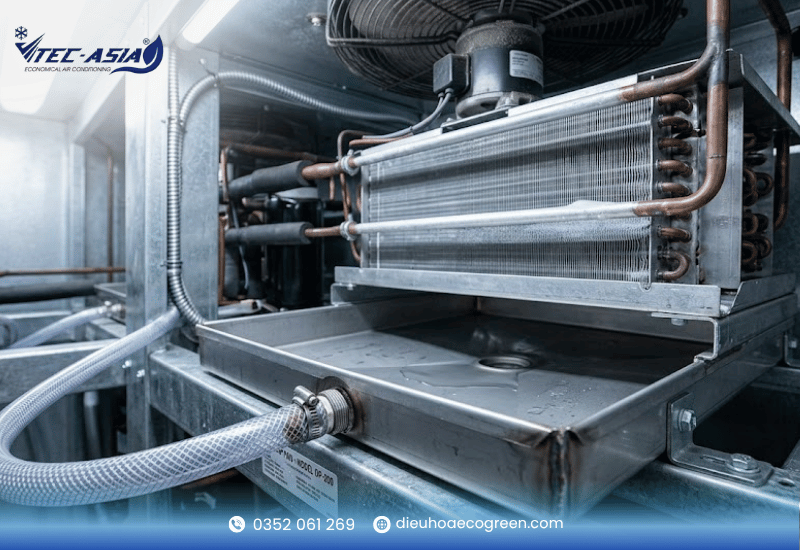 Bộ phận thu nước ngưng drip pan evaporator