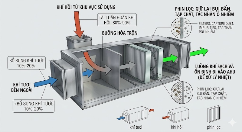 Nguyên lý hoạt động cơ bản của hệ thống HVAC