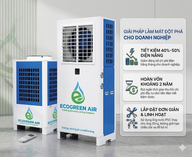 Điều hòa tiết kiệm điện Ecogreen - Vtec Asia