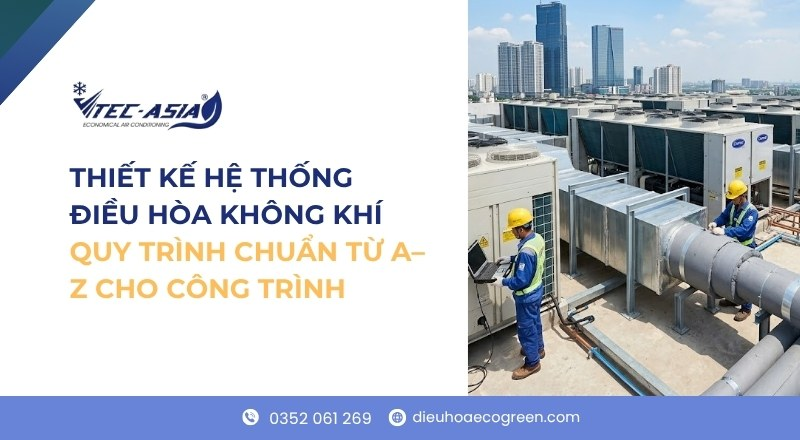 thiết kế hệ thống điều hòa không khí