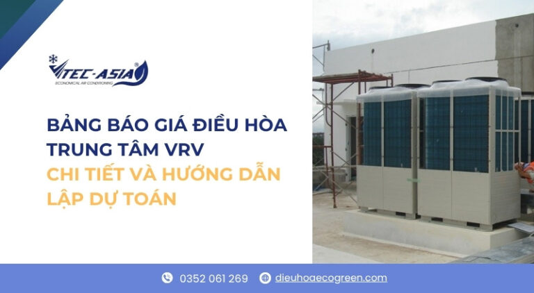 báo giá điều hòa trung tâm vrv