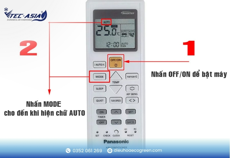 Chế độ Auto trên điều hòa