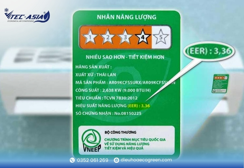 Chỉ số EER là gì và ý nghĩa trong hệ thống làm lạnh