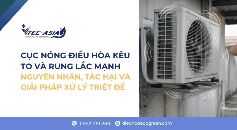 cục nóng điều hòa kêu to