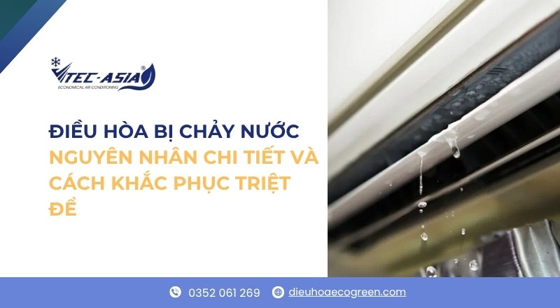 điều hòa bị chảy nước