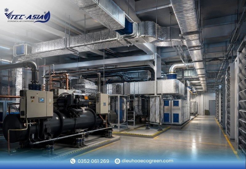 Rung động và tiếng rít gió từ hệ thống AHU, FCU và đường ống gió