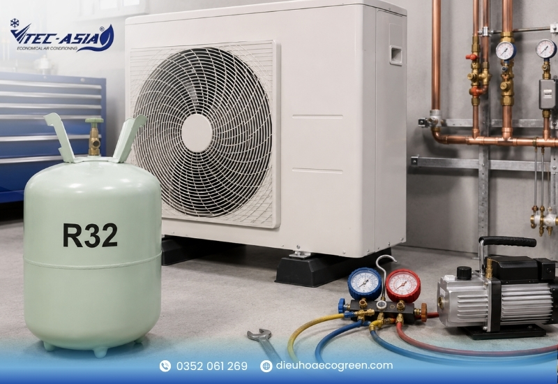 gas R32 là gì trong ngành cơ điện lạnh