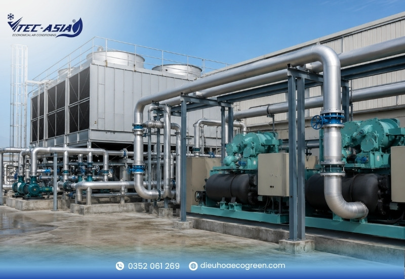 Hệ thống làm lạnh công nghiệp trung tâm