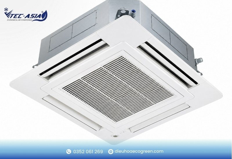 Kích thước điều hòa âm trần Cassette tiêu chuẩn kiểu vuông
