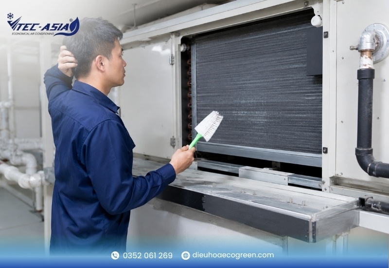 Những sai lầm thường gặp khi vệ sinh điều hoà công nghiệp