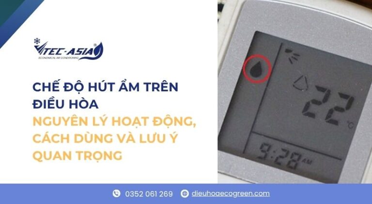 chế độ hút ẩm điều hòa