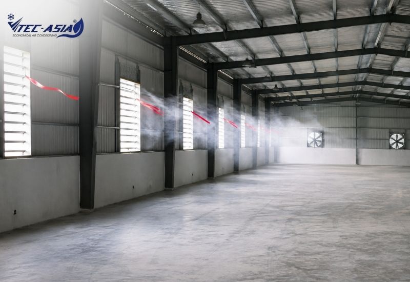 cách lắp đặt điều hòa tủ đứng trong nhà xưởng