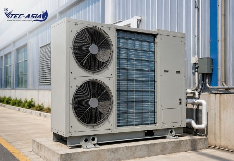Cấu tạo điều hòa tủ đứng công nghiệp