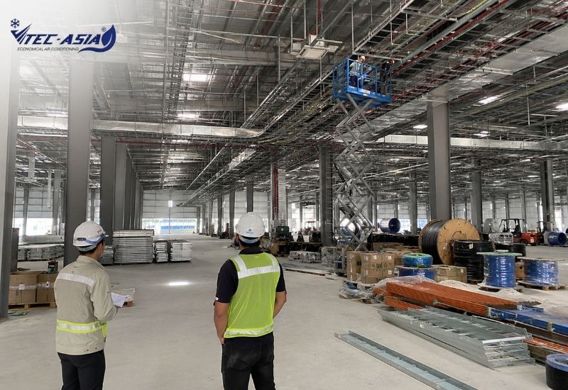 chi phí lắp đặt điều hòa tủ đứng công nghiệp