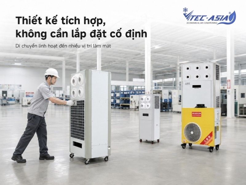 Điều hòa tiết kiệm điện công nghiệp di động
