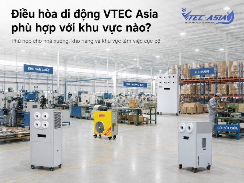 Điều hòa tiết kiệm điện công nghiệp di động