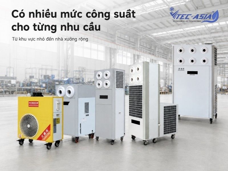 Cấp khí lạnh trực tiếp đến vị trí cần làm mát