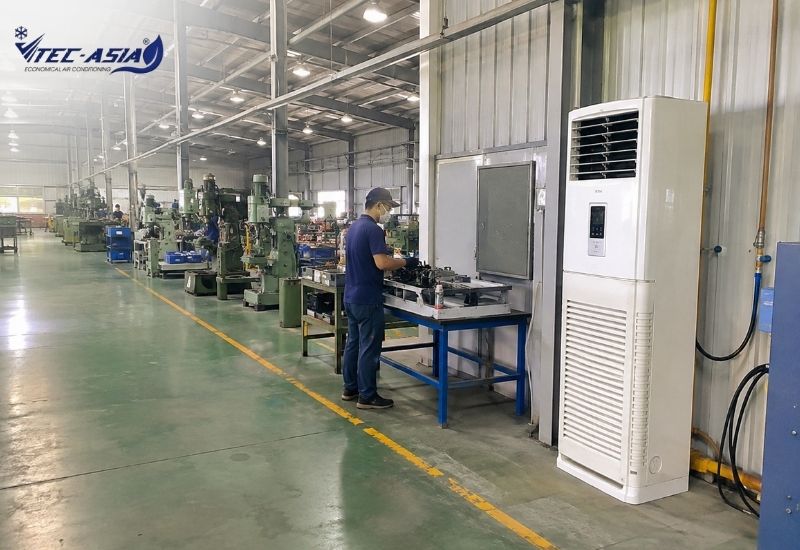 điều hoà tủ đứng có di chuyển được không