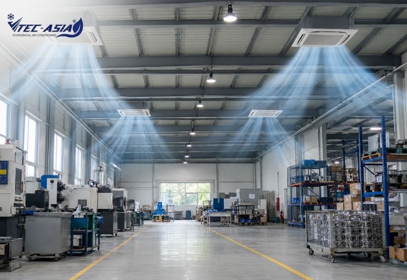 nên dùng điều hòa âm trần hay treo tường