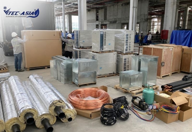 nhà thầu thi công điều hòa công nghiệp Hà Nội