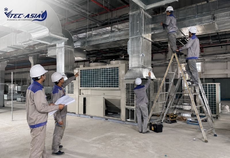 nhà thầu thi công điều hòa công nghiệp Hà Nội