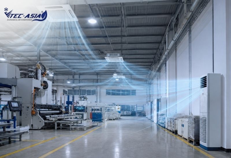 so sánh điều hòa tủ đứng và điều hòa âm trần