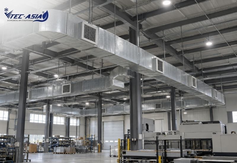 Điều hòa công nghiệp nối ống gió