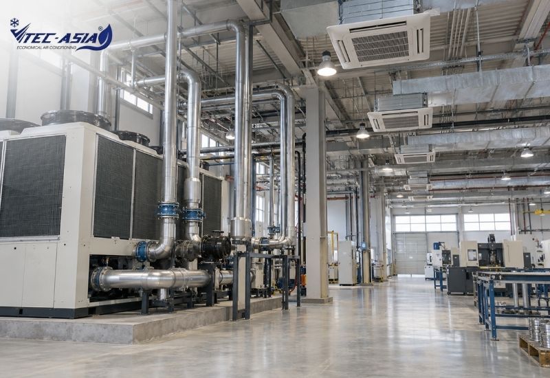 Hệ thống điều hòa trung tâm VRV/VRF, Chiller