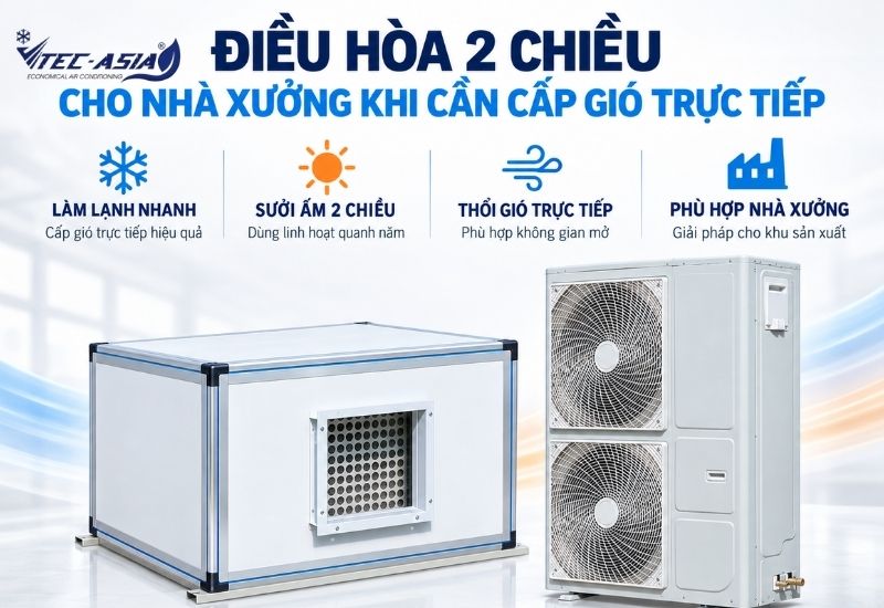 điều hòa nối ống gió 2 chiều