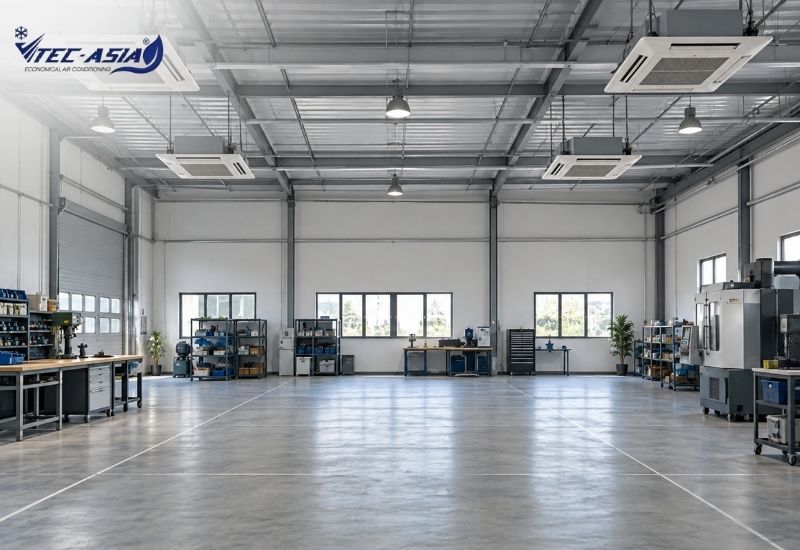 phòng 100m2 dùng điều hoà công suất bao nhiêu